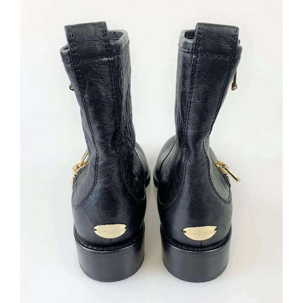 NEW Jimmy Choo Moto Boots - Picture 5 of 9